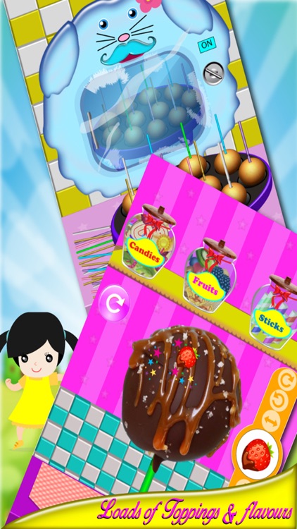 DIY Sweet Cake Pop Cooking Game - A Frozen Cake Pops Maker & Baking Chef Adventure screenshot-3