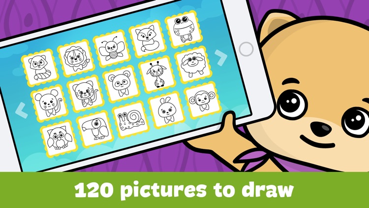 Kids coloring book - games for boys and girls free screenshot-4