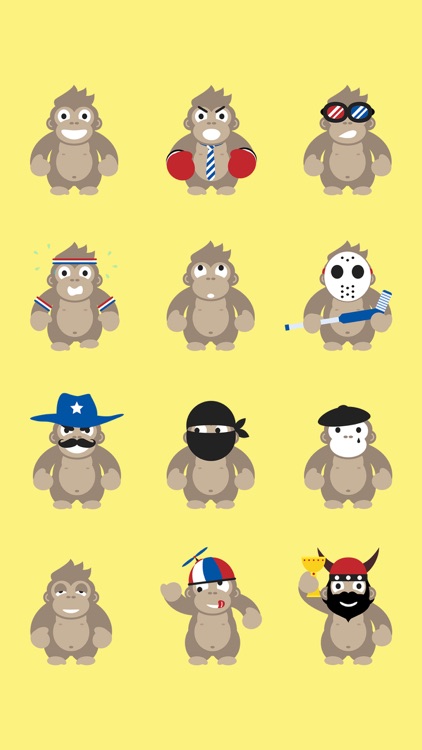 Silly Monkey Stickers
