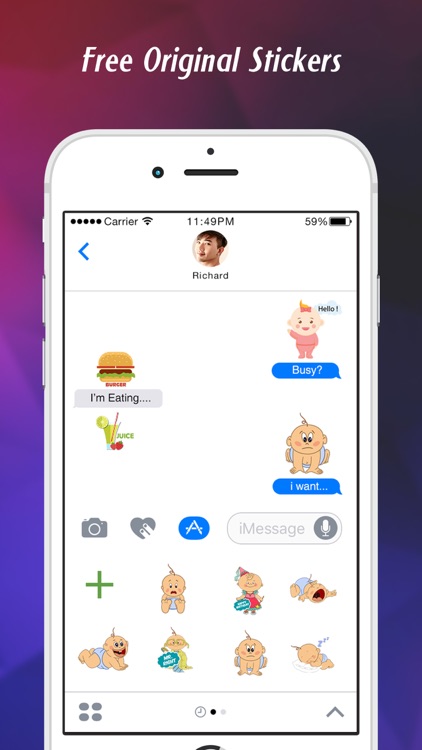 Stickers for iMessage & texts