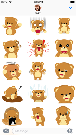 Cuddle Teddy Bear Stickers(圖2)-速報App