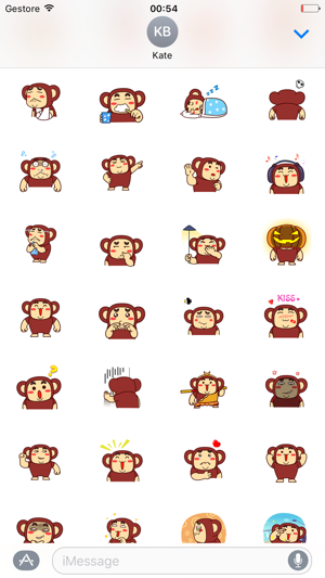 Funny Gorilla - Animated Stickers And Emoticon(圖4)-速報App