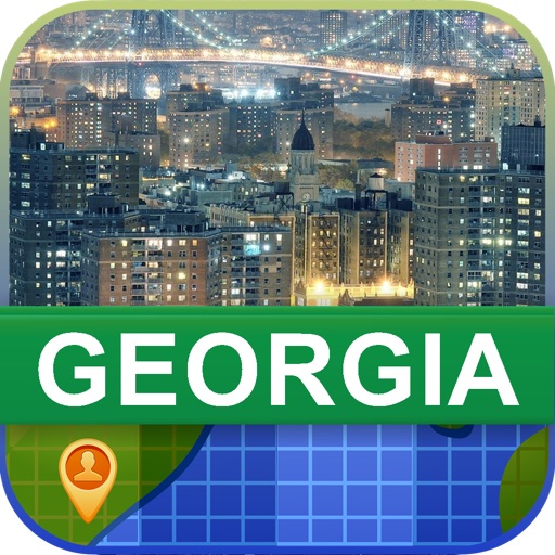 Offline Georgia, USA Map - World Offline Maps icon