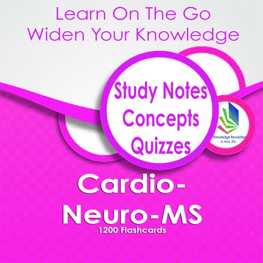 Cardio-Neuro MS for self Learning & 1200 Flashcars