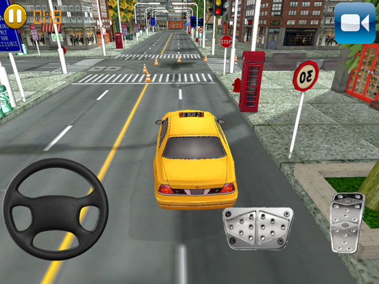 Taxi Parking Super Driver: CSR Cab Car Driving Simのおすすめ画像1