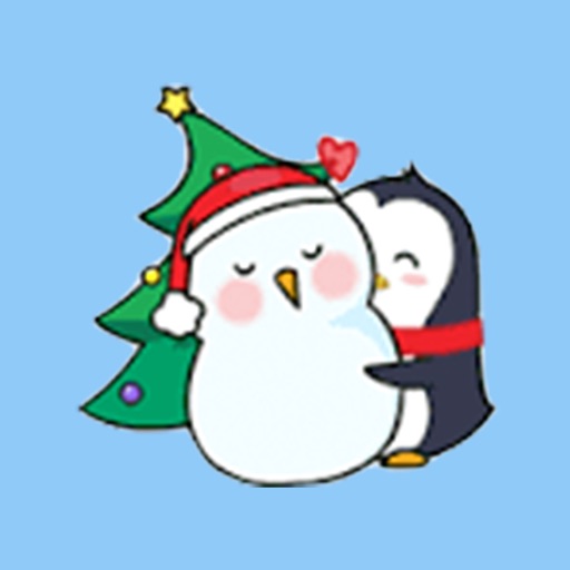 Merry Christmas PenGuins Animated Stickers iOS App