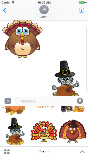 Happy Turkey Stickers(圖2)-速報App