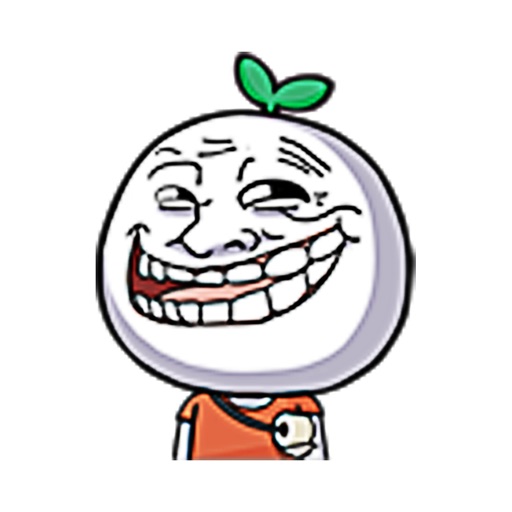 Green Radish Head - Troll Memes Rageface iOS App