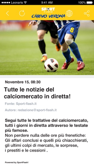 SportFlash Chievo Verona(圖1)-速報App