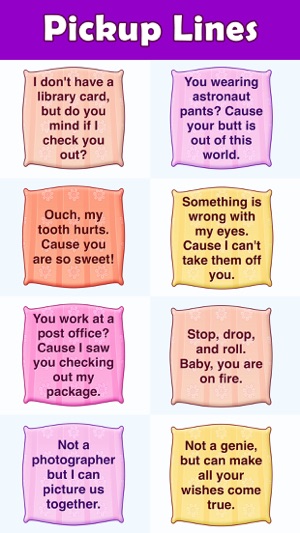 Cheesy Pickup Lines Stickers Set 1
