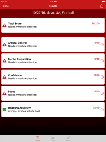 Sport Performance Assessment (SPA 2) screenshot 3