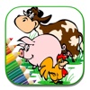 Coloring Page For Farm Kingdom Game Kids Edition