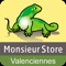 Cette application est l'application vitrine du magasin Monsieur Store de Valenciennes