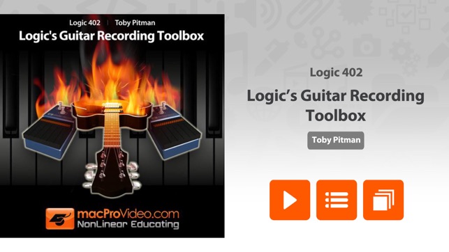 Course For Logic's Guitar Recording Toolbox(圖1)-速報App