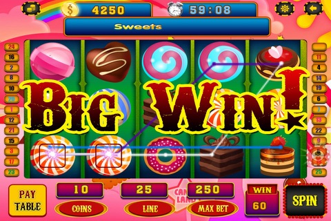 Sweet Casino in High Stakes from Vegas Slots Free screenshot 2