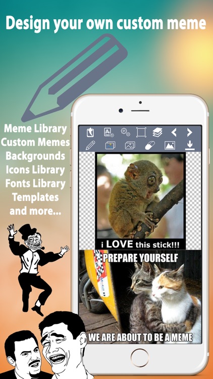 Meme Designer - Creator for custom memes