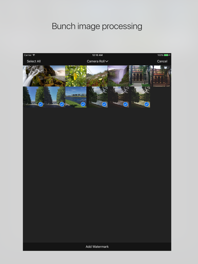 ‎StampIt - add watermark and copyright to photos Screenshot