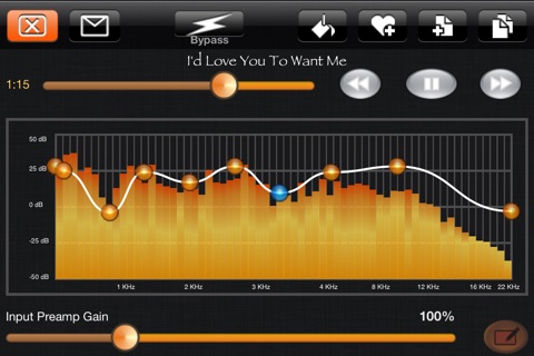 HD Music Parametric Equalizer screenshot 2