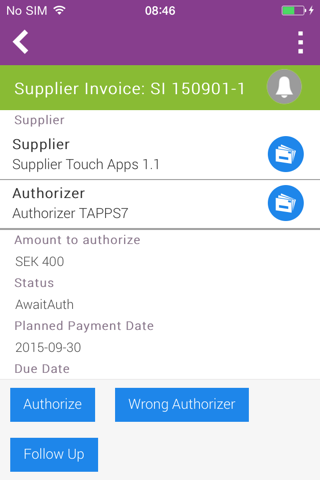 IFS Notify Me - náhled