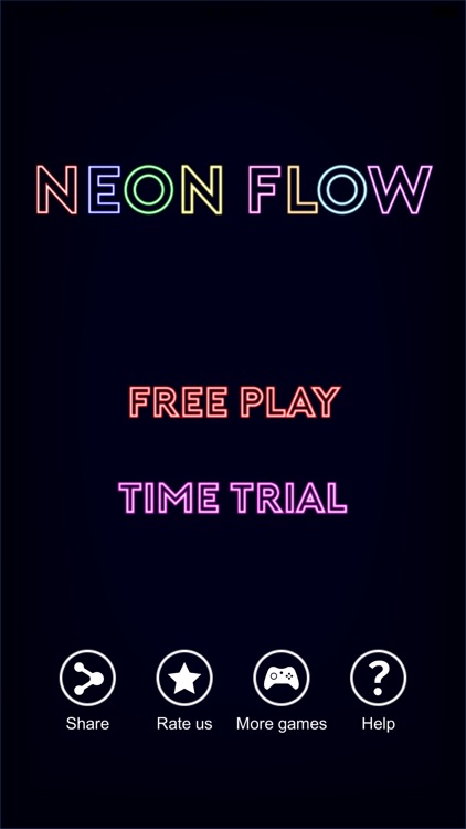 Neon Flow : Dots connect