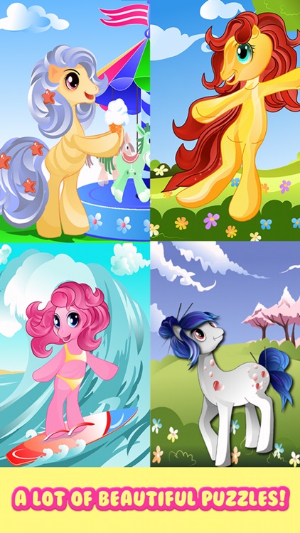 Pony Games for Girls My little Jigsaw Pony Puzzles