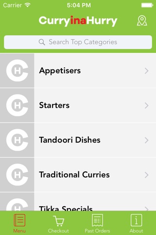 Curry in a Hurry Ordering App screenshot 2
