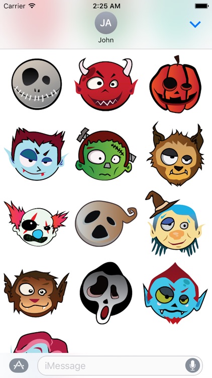 Happy Halloween Emotion Sticker