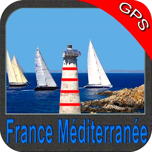 France Mediterranean GPS Chart