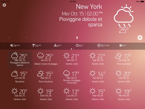 Weather Book for iPad screenshot 2