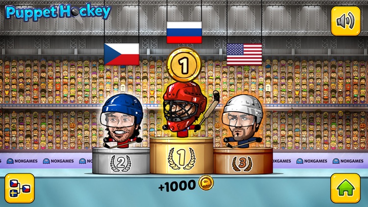 Puppet Ice Hockey: Championship of the big head nofeet Marionette slapshot stars screenshot-4
