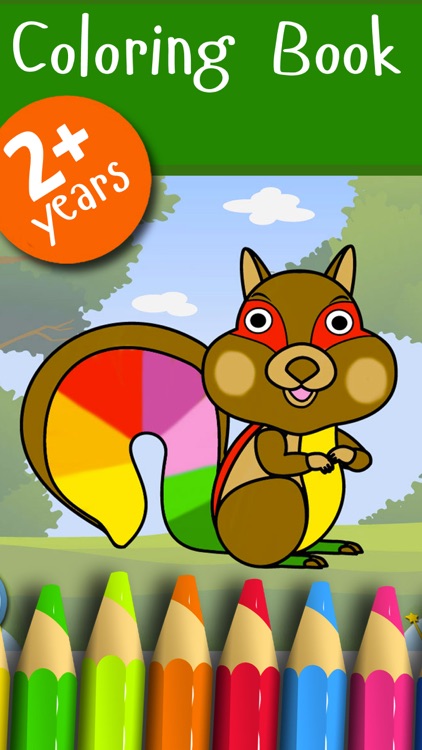 Forest - Kids Coloring book games for boys & girls