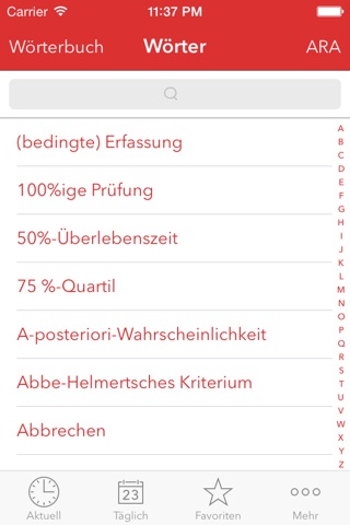 Verbis Geschäft Lexikon DE-AR screenshot 2