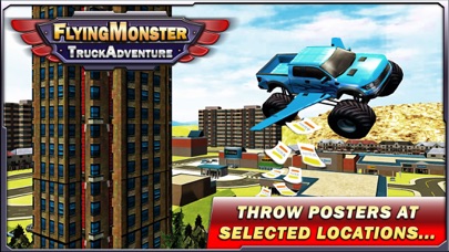 Flying Monster Truck Adventure & Lorry driving 1.0 IOS -