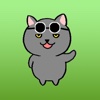 Animated The Grey Fat Cat Sticker Pack