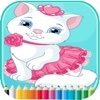 Cat & Dogs Coloring Book - for Kids