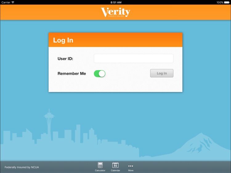 Verity Credit Union for iPad