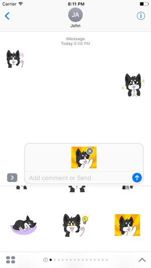 Baby Husky Dog Sticker(圖4)-速報App