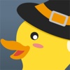 Rubber Ducky Stickers: Halloween Theme