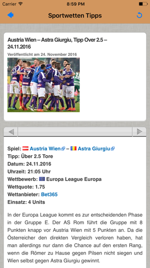 Sportwetten Tipps der Wettbasis(圖3)-速報App