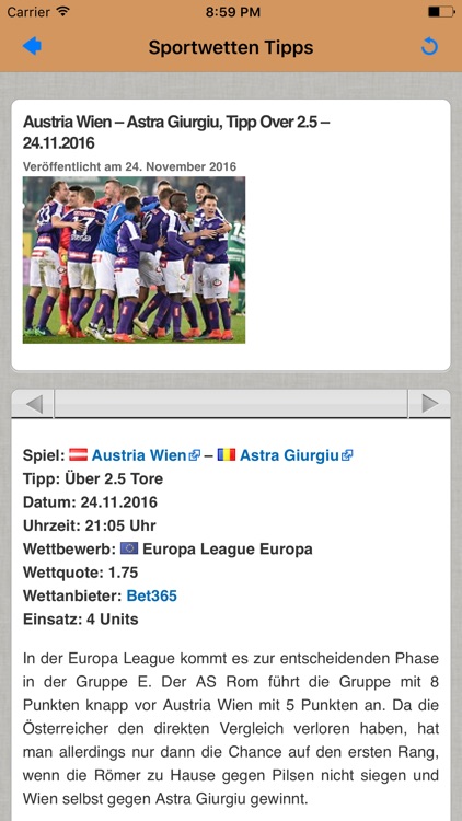 Sportwetten Tipps der Wettbasis