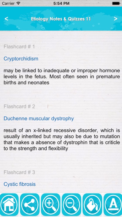 Etiology Exam Review App - Study Notes & Quizzes