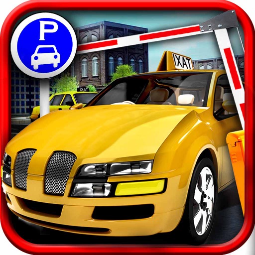 Super Taxi 3D Parking - Virtual Town Traffic Smash iOS App