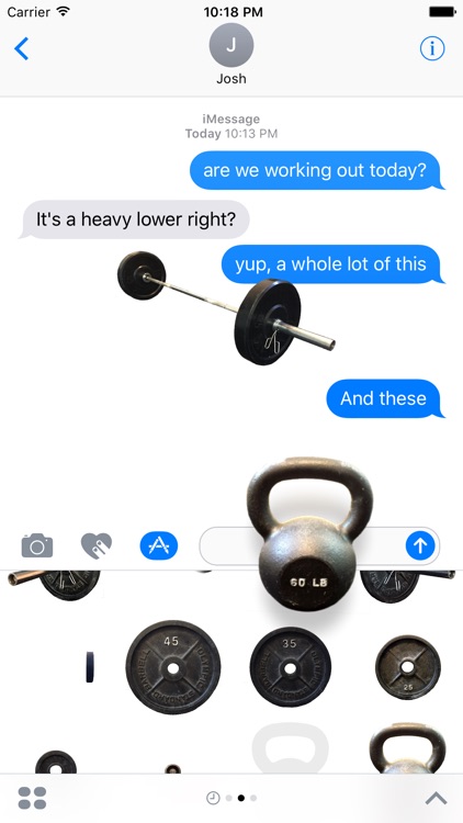 Weightlifting Stickers screenshot-3