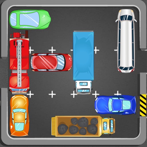 Chaotic parking-driving school car park