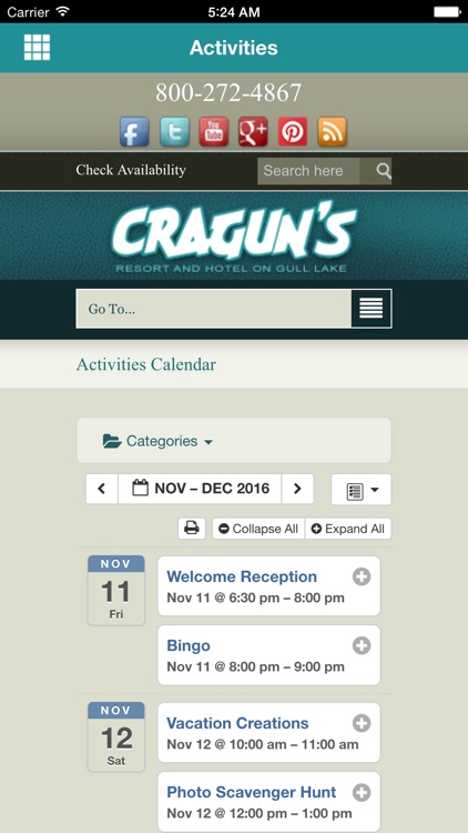 Cragun's Resort on Gull Lake