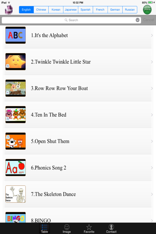 World Kids Songs - náhled