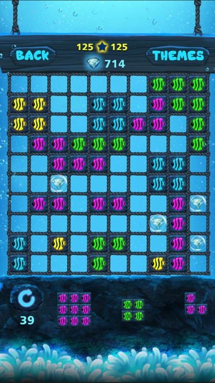 Block Puzzle: Ocean style,Popping bubbles