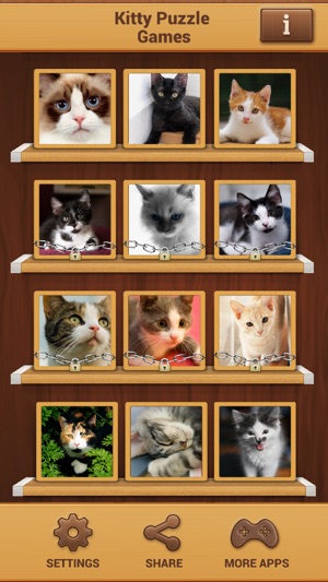 Cute Kitty Jigsaw Puzzle Games - Kitten 