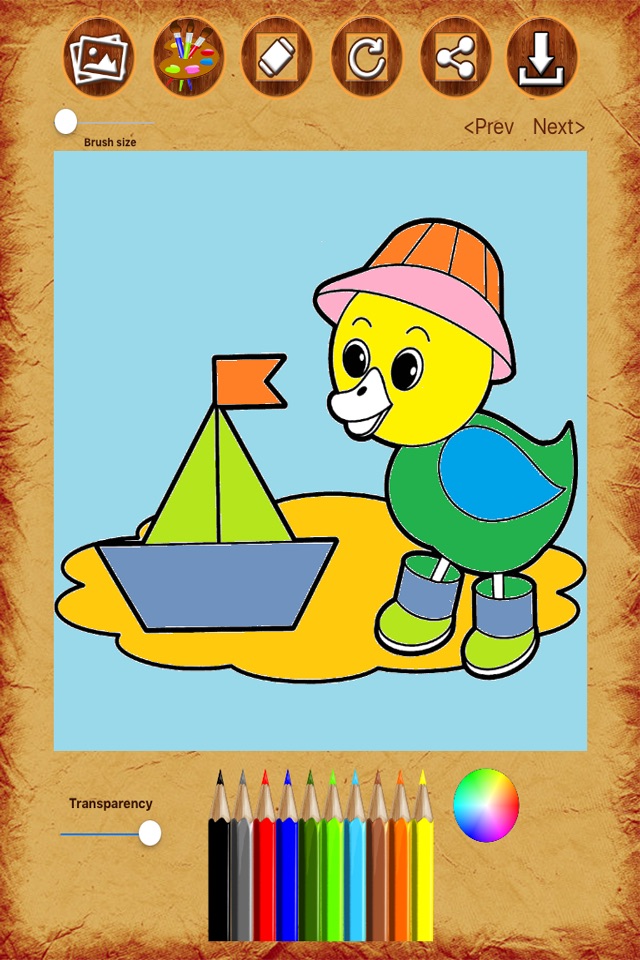 Kids Drawing Worksheet - Free Drawing Pad for toddler and preschool screenshot 3
