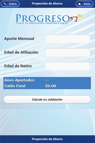 Progreso - Fondo de Jubilación screenshot 2